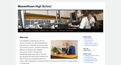 Desktop Screenshot of maxwelltownhighschool.org